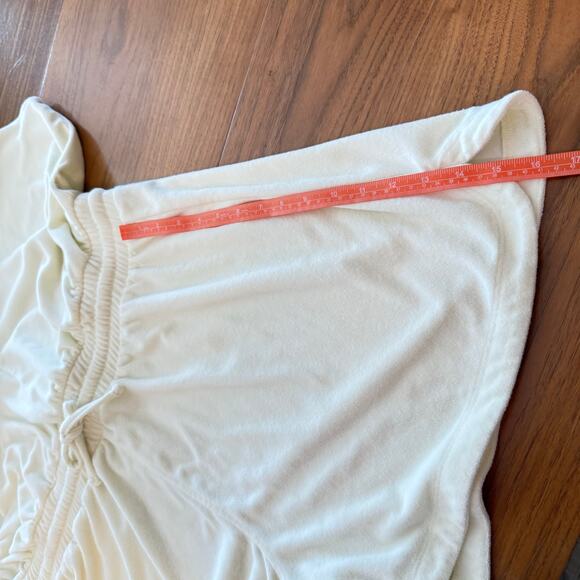 Summersalt Size 2X Terry Romper Shorts Swim Coverup Cream Tan - Picture 9 of 11